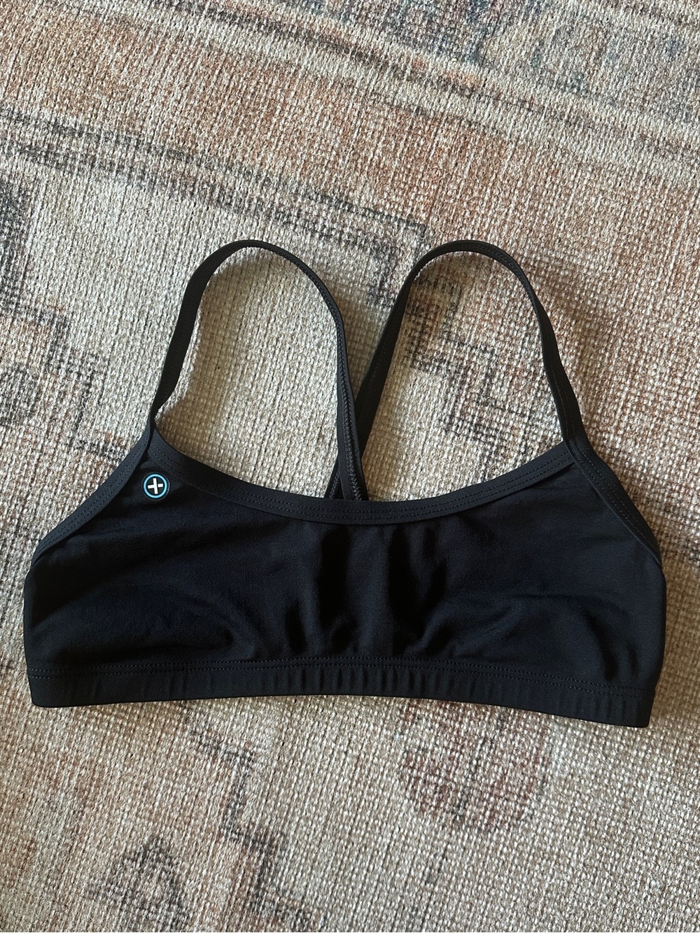 Original Watermen Bikini Swim Top SMALL Black Rescue Elite Lifeguard Sports Bra